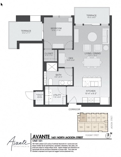 1601 N Jackson Street Studio-1 Bed Apartment for Rent - Photo Gallery 13